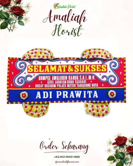Papan Bunga Ucapan Selamat Binduriang